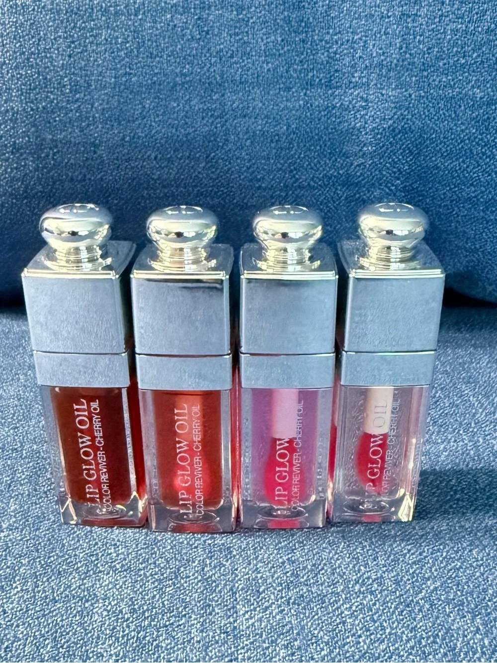 Dior Lip Glow Oil Color Reviver Set — 001,007,061,062 New without box.